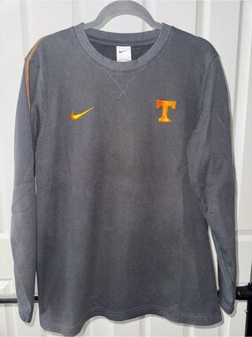 Tennesse Nike Charcoal Gray Waffle Thermal Long Sleeve Orange 'T'